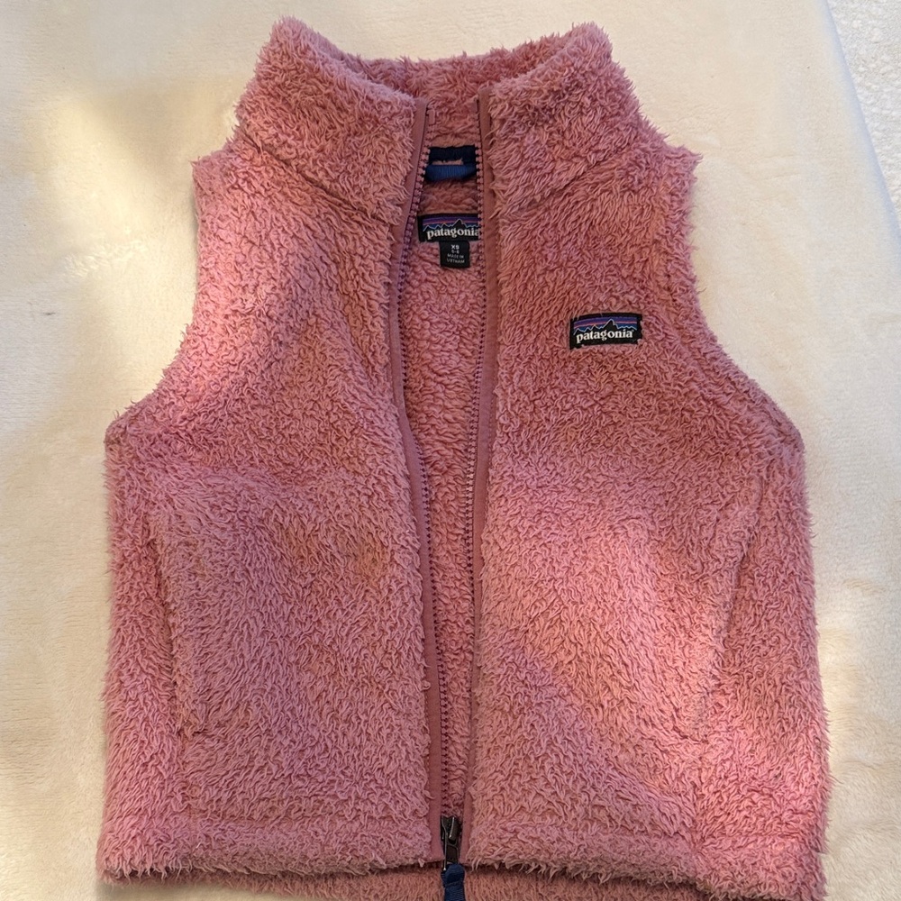 Patagonia Soft Pink Sherpa Vest